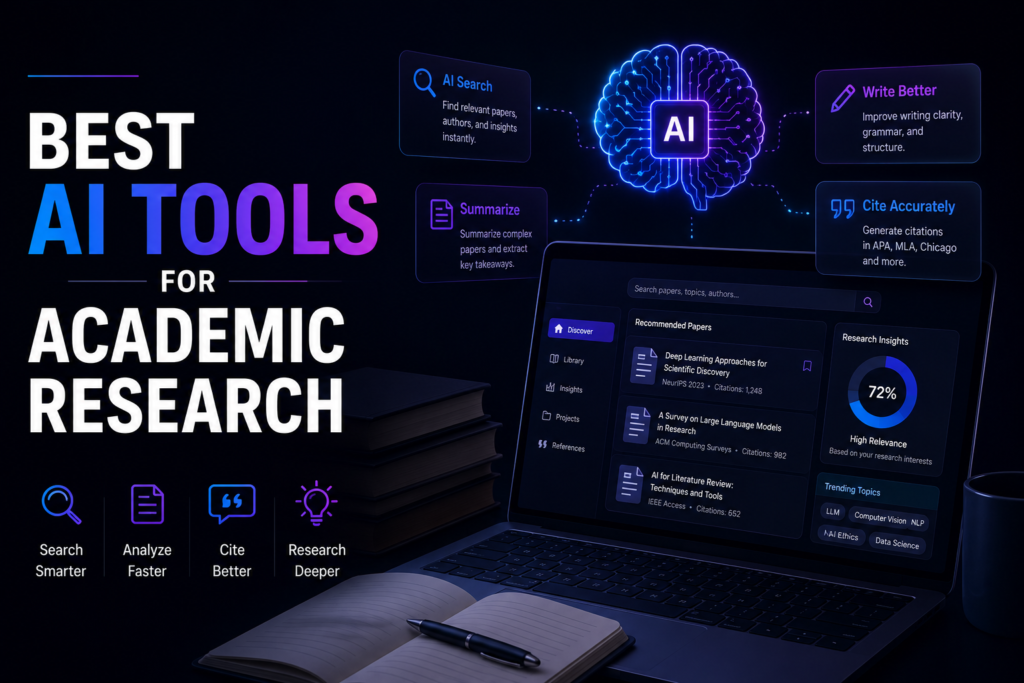 Best AI Tools for Academic Research Best AI Tools for Academic Research