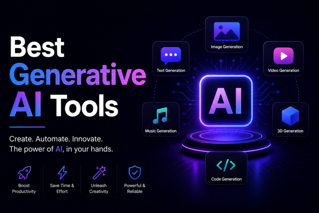 Best Generative AI Tools: Top Picks by Category Best Generative AI Tools