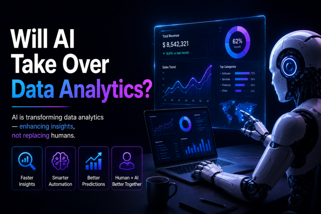 Will AI Take Over Data Analytics? will AI take over data analytics