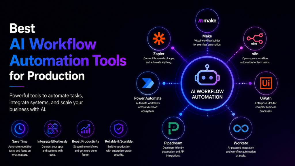 Best AI Workflow Automation Tools for Production